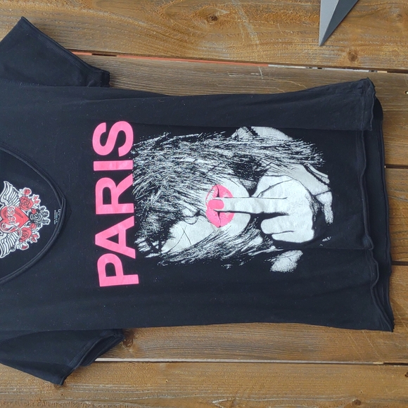 Black Top Size Large Paris - Picture 3 of 6